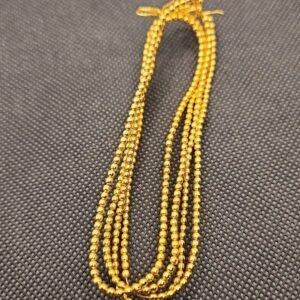0MM BRASS BEADS(ANTI-TARNISH)