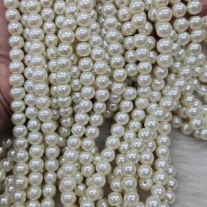 10MM GLASS PEARL OFF-WHITE