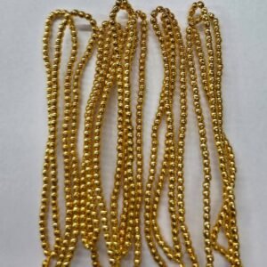 1MM BRASS BEADS(ANTI-TARNISH)