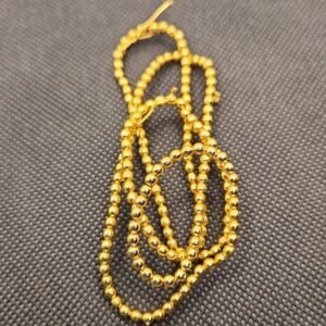 2MM BRASS BEADS(ANTI-TARNISH)