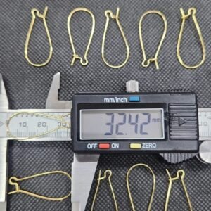 U HOOK EARING GOLDEN(32MM)