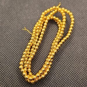 3MM BRASS BEADS(ANTI-TARNISH)