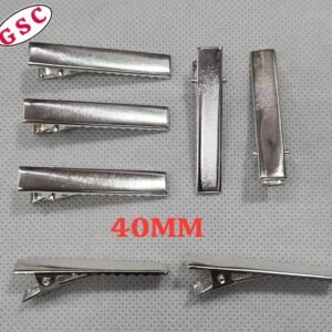 ALLIGATOR CLIP SILVER(40MM)
