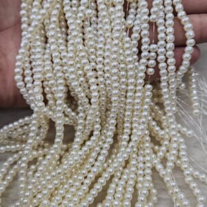 4MM GLASS PEARL OFF-WHITE