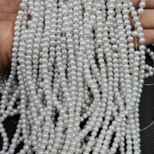 4MM GLASS PEARL WHITE