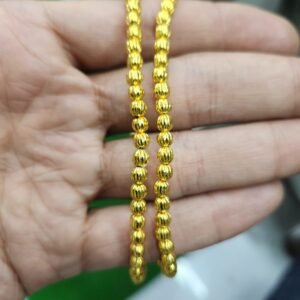 4MM KHARBUJA LINING BALL GOLDEN(ANTI-TARNISH)