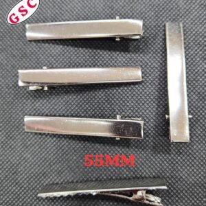 ALLIGATOR CLIP SILVER(55MM)