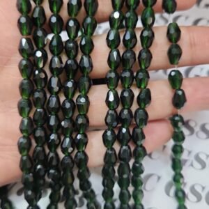 TEAR DROP 6*8MM DARK GREEN (06)