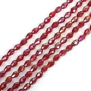 TEAR DROP 6*8MM MARON(11)