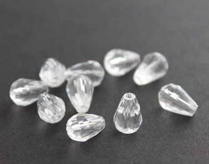 TEAR DROP 6*8MM WHITE(01)