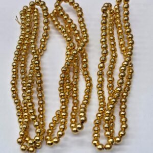 6MM BRASS BEADS(ANTI-TARNISH)