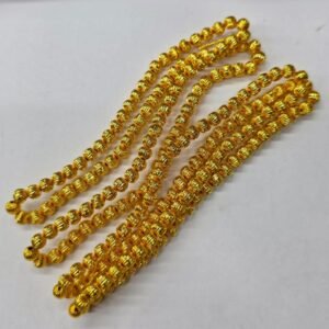 6MM KHARBUJA LINING BALL GOLDEN(ANTI-TARNISH)