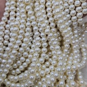 8MM GLASS PEARL OFF-WHITE