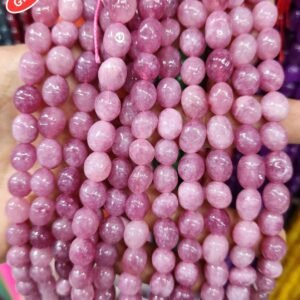 8X11MM DULL DULL AGATE BEADS(10)
