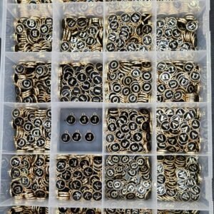 BLACK ALPHABETS CHARMS