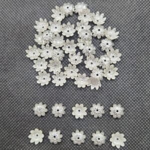 10MM SILVER METAL CAP(HT063)