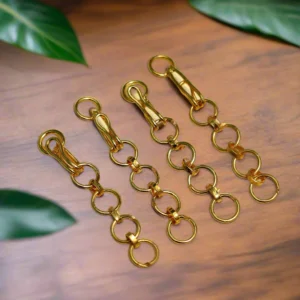 4 KADI EXTENDER CHAIN WITH HOOK GOLDEN