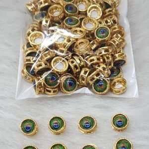8MM ROUND PEACOCK