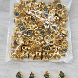 4X6MM DROP PEACOCK