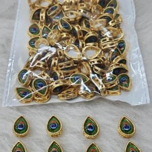 8X10MM DROP PEACOCK